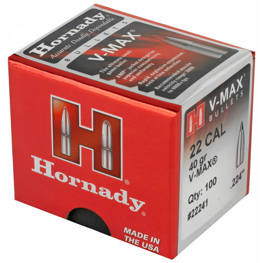 HRNDY V-MAX 22 CAL .224 40GR 100CT - HRB22241 - Marksmans Corner