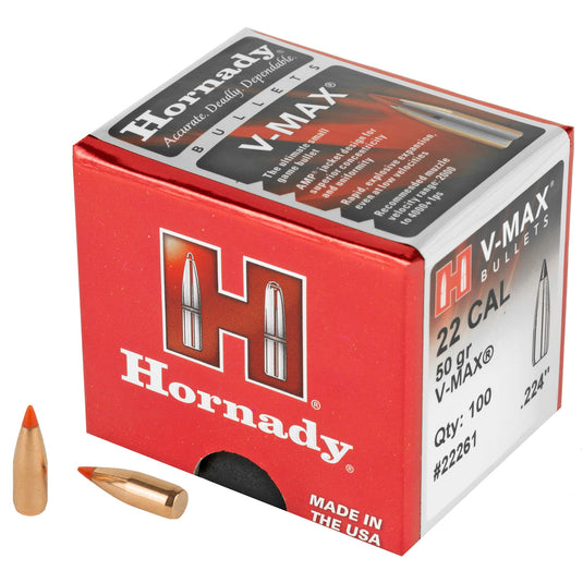 HRNDY V-MAX 22 CAL .224 50GR 100CT - HRB22261 - Marksmans Corner