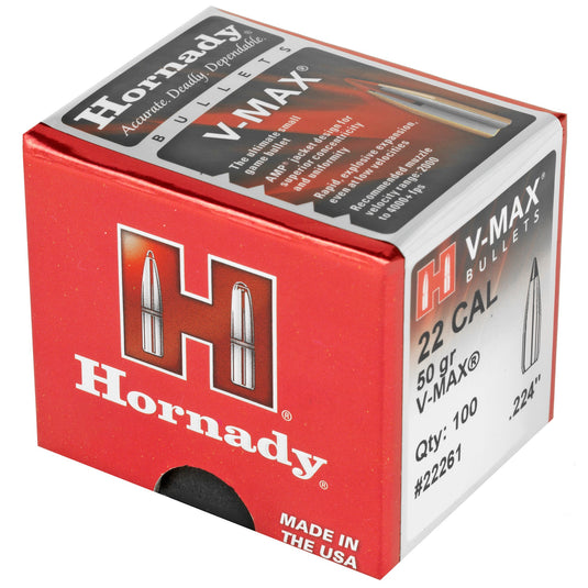 HRNDY V-MAX 22 CAL .224 50GR 100CT - HRB22261 - Marksmans Corner