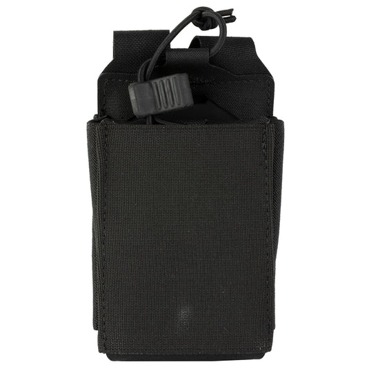 HSP SINGLE RIFLE MAG POUCH W/MP2 BLK - HSPPOUCH-RM-MP2-2-1BLK - Marksmans Corner