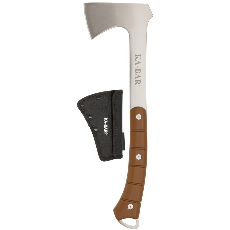 Load image into Gallery viewer, KBAR HATCHET HAWK W/ POLY SHTH BROWN - KBAR1333 - Marksmans Corner
