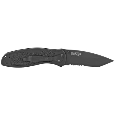 KERSHAW BLUR TANTO 3.4 BLK/BLK SERR - KER1670TBLKST - Marksmans Corner