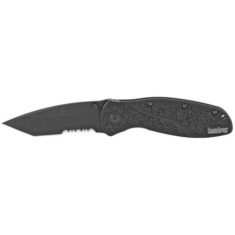 Load image into Gallery viewer, KERSHAW BLUR TANTO 3.4 BLK/BLK SERR - KER1670TBLKST - Marksmans Corner
