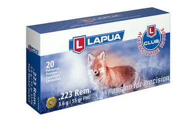 LAPUA 223 REM 55GR FMJ 20/600 - LAP4315042 - Marksmans Corner