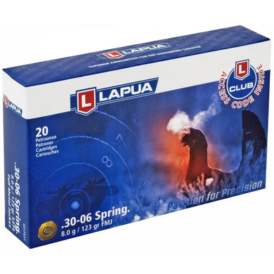 LAPUA 30-06 123GR FMJ 20/600 - LAP4317577 - Marksmans Corner