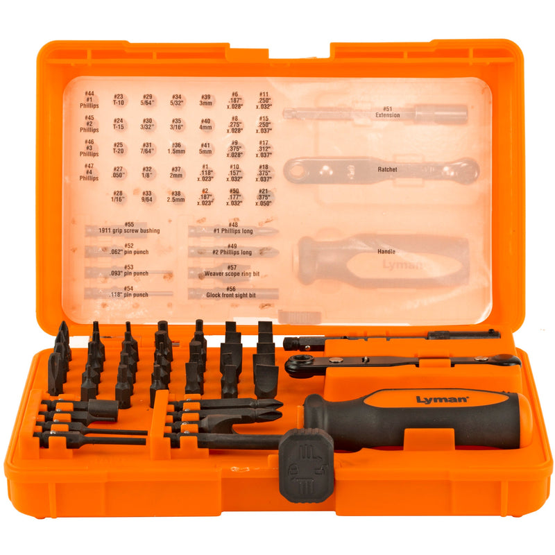 Load image into Gallery viewer, LYMAN GUNSMITH 45 PIECE TOOL KIT - LYM7991360 - Marksmans Corner
