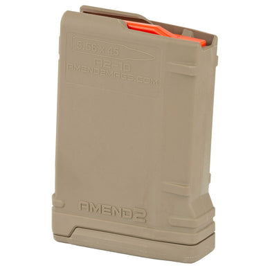 MAG AMEND2 AR15 556 10RD MOD2 FDE - MGAM13556MOD2FDE10 - Marksmans Corner