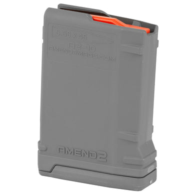 MAG AMEND2 AR15 556 10RD MOD2 GRY - MGAM17556MOD2GRY10 - Marksmans Corner