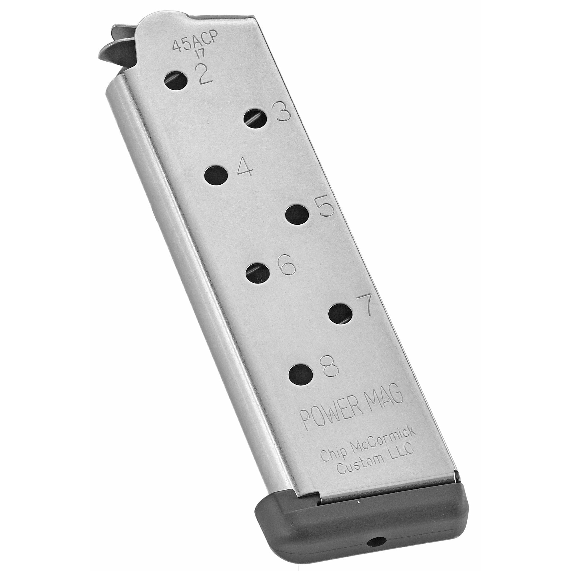 CMC Power Mag Plus 45ACP, 8-Round 1911 Magazine - Silver – Marksmans Corner