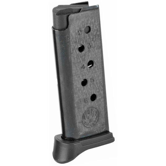 MAG RUGER LCP 380ACP 6RD BL W/EXT - MGRUG90333 - Marksmans Corner