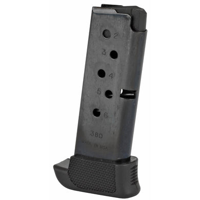 MAG RUGER LCP 380ACP 7RD BL W/EXT - MGRUG90405 - Marksmans Corner