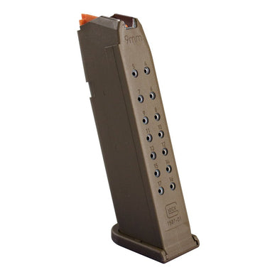 MAGAZINE G17 9MM 17RD FDE PKG - GL47459 - Marksmans Corner