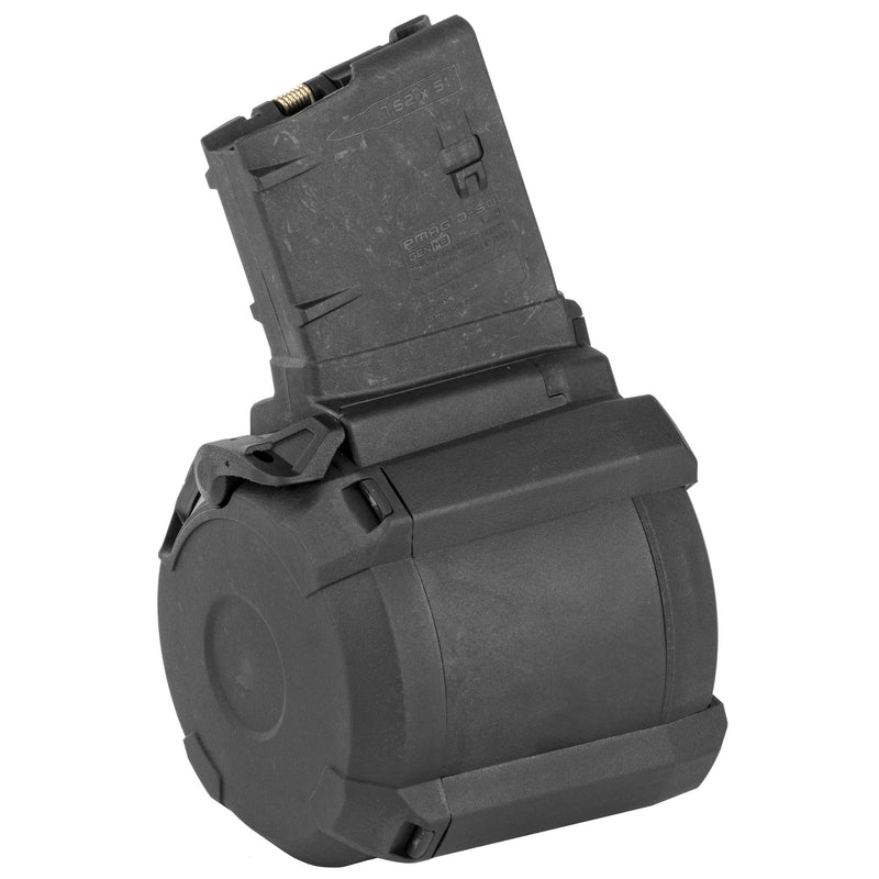 Load image into Gallery viewer, MAGPUL PMAG D-50 7.62X51 LR/SR BLK - MGMPI993BLK - Marksmans Corner
