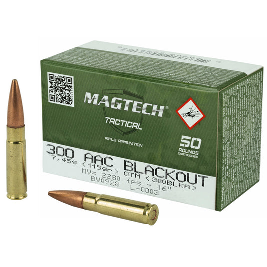 MAGTECH 300BLK 115GR HP 50/1000 - MT300BLKA - Marksmans Corner