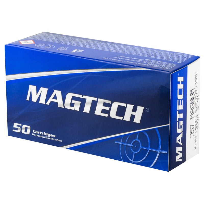 Load image into Gallery viewer, MAGTECH 357MAG 158GR JSP 50/1000 - MT357A - Marksmans Corner
