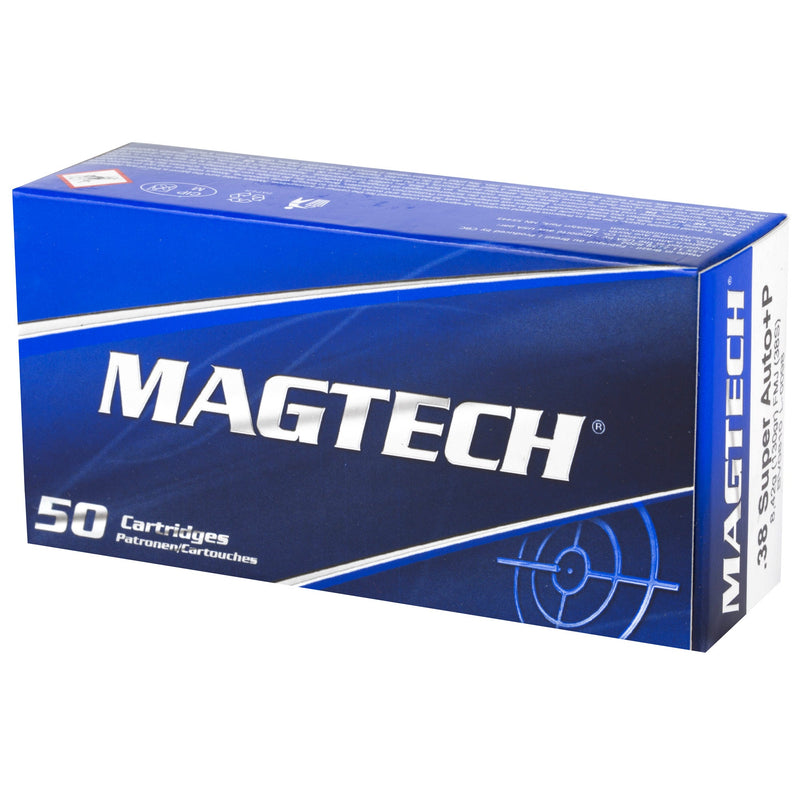 Load image into Gallery viewer, MAGTECH 38SUPER +P 130GR FMJ 50/1000 - MT38S - Marksmans Corner
