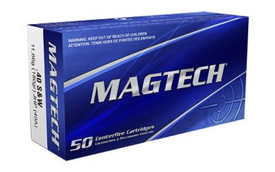 MAGTECH 40S&W 180GR JHP 50/1000 - MT40A - Marksmans Corner