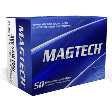 MAGTECH 500 S&W 325GR FMJ 20/500 - MT500D - Marksmans Corner