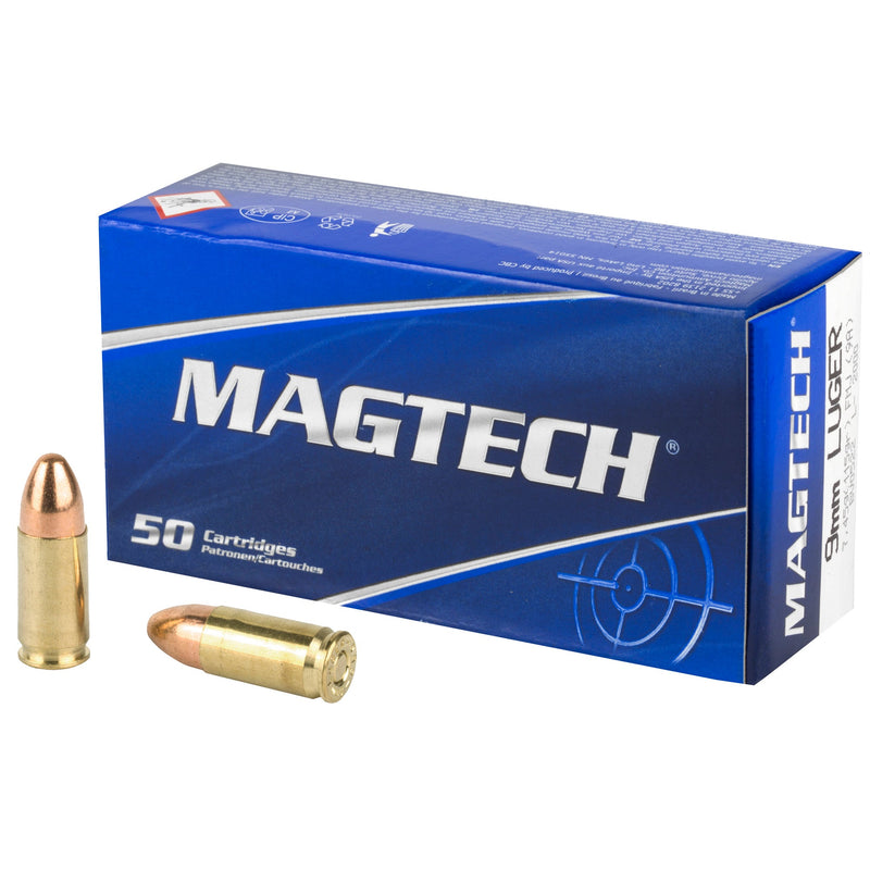 Load image into Gallery viewer, MAGTECH 9MM 115GR FMJ 50/1000 - MT9A - Marksmans Corner
