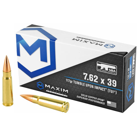 MAXIM 762X39 117GR TUI SBA 20/200 - MXM-49003 - Marksmans Corner