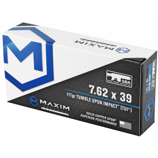 MAXIM 762X39 117GR TUI SBA 20/200 - MXM-49003 - Marksmans Corner