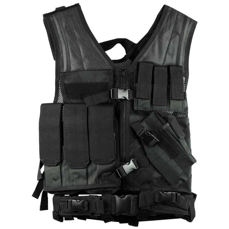 Load image into Gallery viewer, NCSTAR TACTICAL VEST MED-2XL BLK - NSTARCTV2916B - Marksmans Corner
