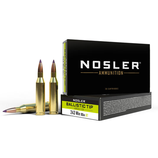 NOSLER 243WIN 90GR BT 20/200 - NOS40050 - Marksmans Corner