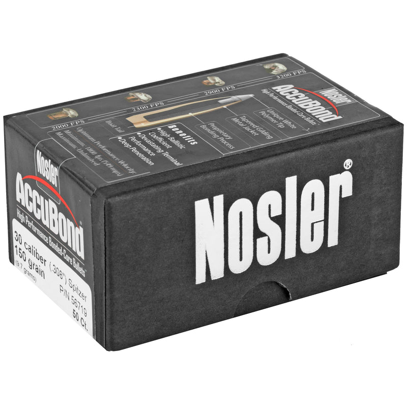 Load image into Gallery viewer, NOSLER 30 CAL 150GR ACCUBOND 50CT - NOSB56719 - Marksmans Corner
