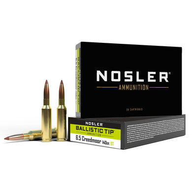 NOSLER 6.5 CREEDMOOR 140GR BT 20/180 - NOS40064 - Marksmans Corner