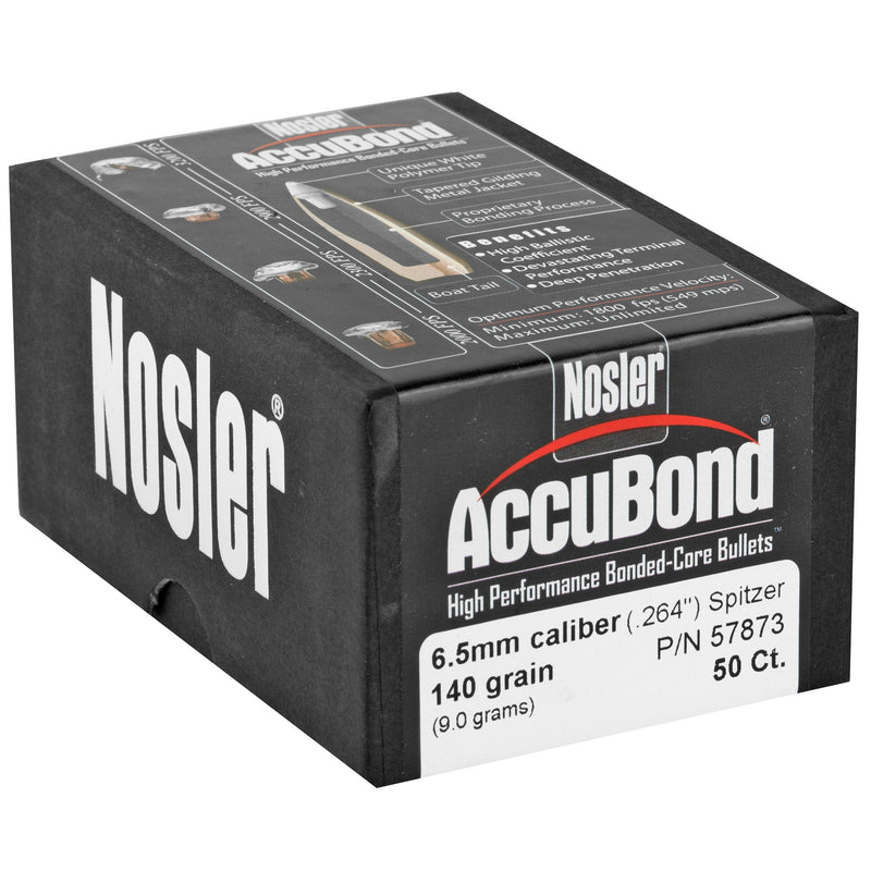 Load image into Gallery viewer, NOSLER 6.5MM 140GR ACCUBOND 50CT - NOSB57873 - Marksmans Corner
