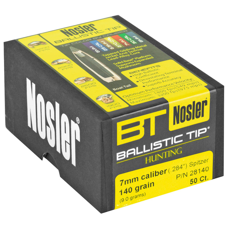 Load image into Gallery viewer, NOSLER 7MM 140GR BALLISTIC TIP 50CT - NOSB28140 - Marksmans Corner
