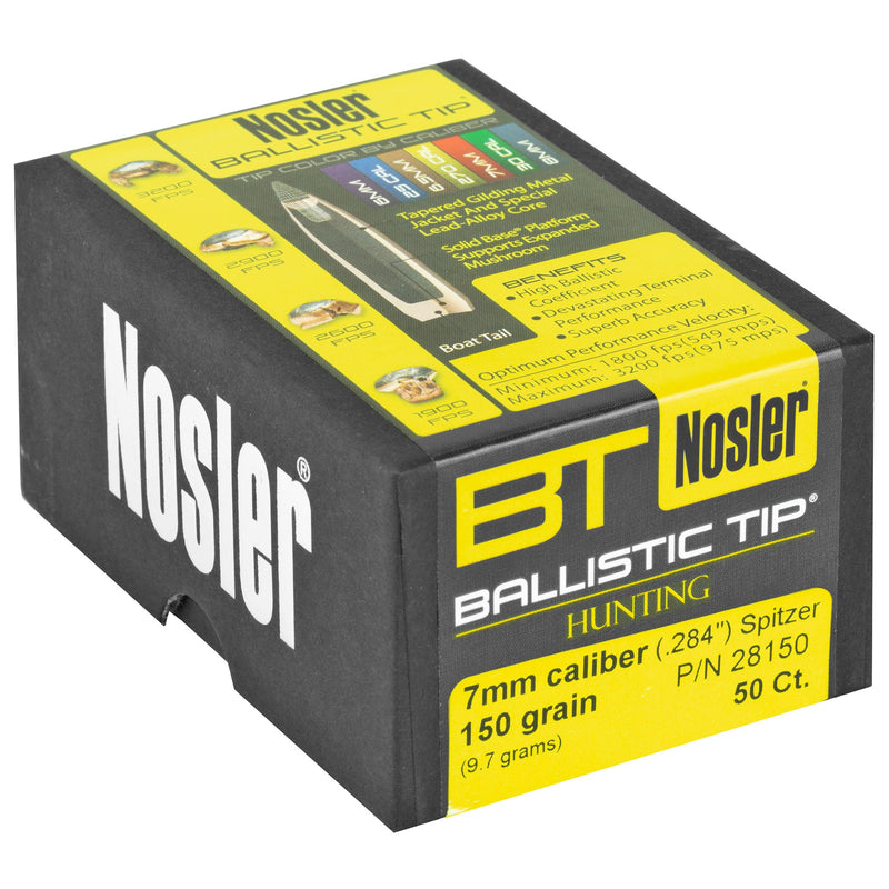 Load image into Gallery viewer, NOSLER 7MM 150GR BALLISTIC TIP 50CT - NOSB28150 - Marksmans Corner
