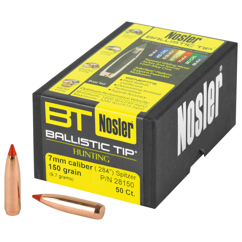 Load image into Gallery viewer, NOSLER 7MM 150GR BALLISTIC TIP 50CT - NOSB28150 - Marksmans Corner
