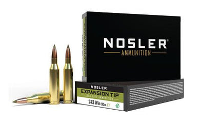 NOSLER E-TIP 243WIN 90GR SP 20/200 - NOS40030 - Marksmans Corner