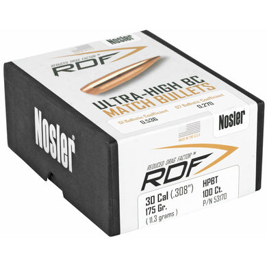 NOSLER RDF 30 175 HPBT 100CT - NOSB53170 - Marksmans Corner