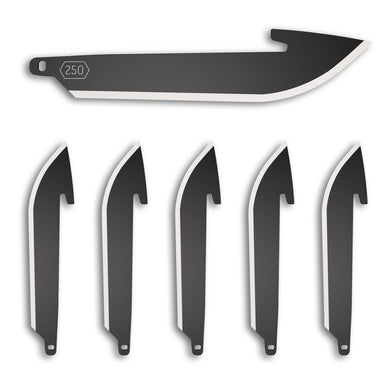 OD EDGE DROP-PT 2.5 BLADE 6PK BLK - OERR25K-6C - Marksmans Corner