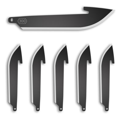 OD EDGE DROP-PT 3 BLADE 6PK BLK - OERR30K-6C - Marksmans Corner