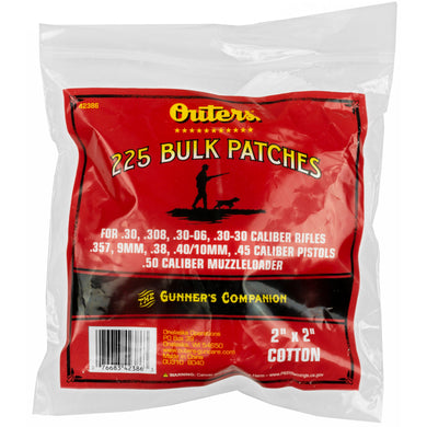 OUTERS PATCHES 30-50 CAL 225CT - OUT42386 - Marksmans Corner