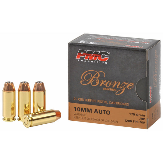 PMC BRNZ 10MM 170GR JHP 25/500 - PMC10B - Marksmans Corner