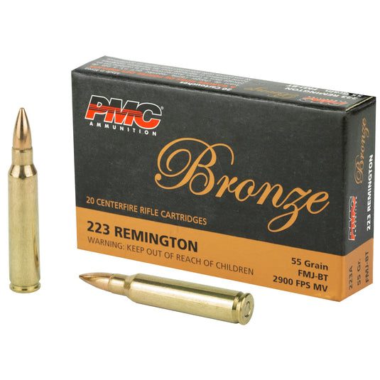 PMC BRNZ 223REM 55GR FMJ 20/1000 - PMC223A - Marksmans Corner