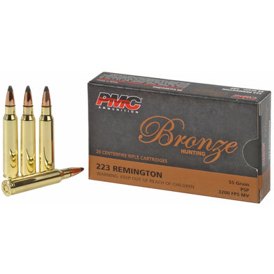 PMC BRNZ 223REM 55GR SP 20/800 - PMC223SP - Marksmans Corner