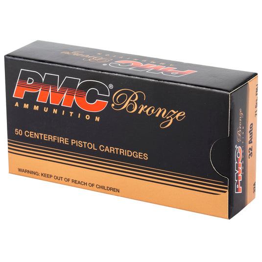 PMC BRNZ 32ACP 71GR FMJ 50/1000 - PMC32A - Marksmans Corner