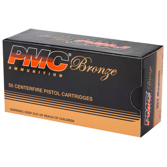 PMC BRNZ 357MAG 158GR JSP 50/1000 - PMC357A - Marksmans Corner