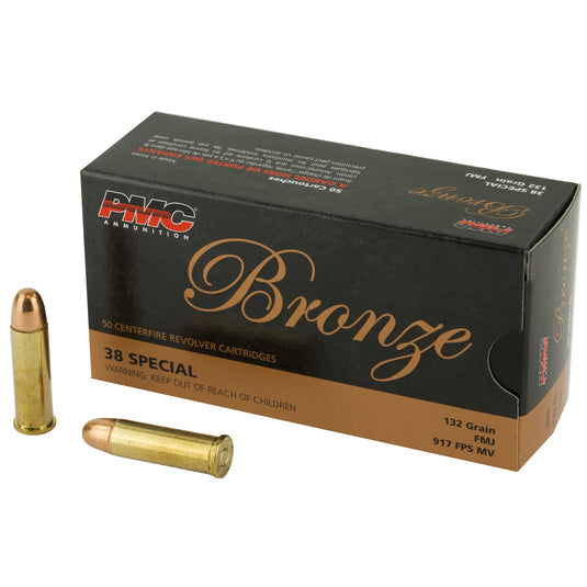 PMC BRNZ 38SPL 132GR FMJ 50/1000 - PMC38G - Marksmans Corner