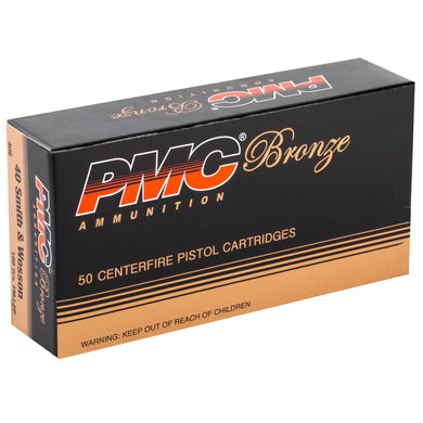 PMC BRNZ 40SW 180GR FMJ FP 50/1000 - PMC40E - Marksmans Corner