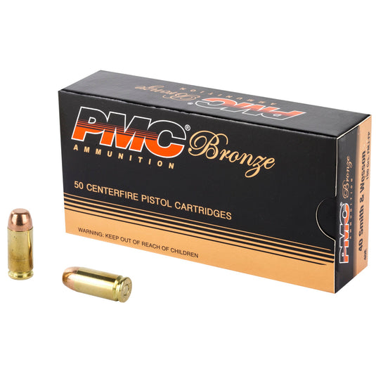 PMC BRNZ 40SW 180GR FMJ FP 50/1000 - PMC40E - Marksmans Corner