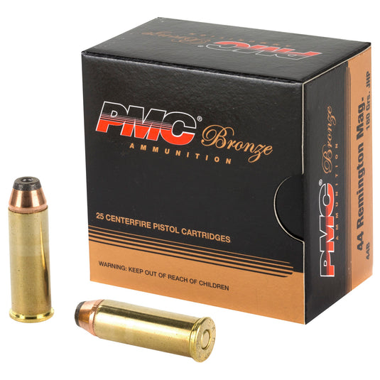 PMC BRNZ 44MAG 180GR JHP 25/500 - PMC44B - Marksmans Corner