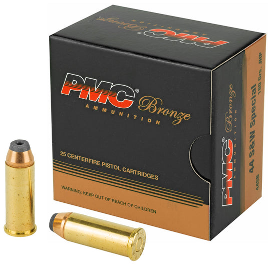 PMC BRNZ 44SPL 180GR JHP 25/500 - PMC44SB - Marksmans Corner