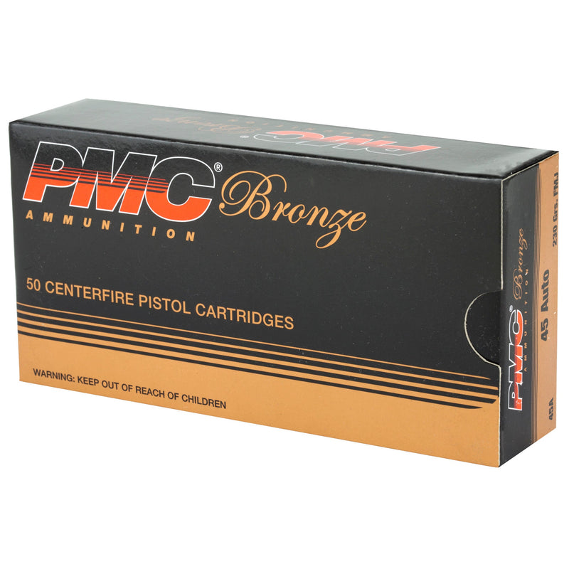 Load image into Gallery viewer, PMC BRNZ 45ACP 230GR FMJ 50/1000 - PMC45A - Marksmans Corner
