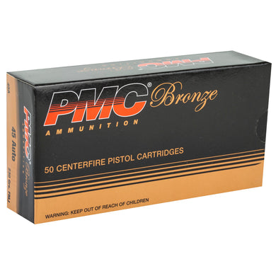 PMC BRNZ 45ACP 230GR FMJ 50/1000 - PMC45A - Marksmans Corner